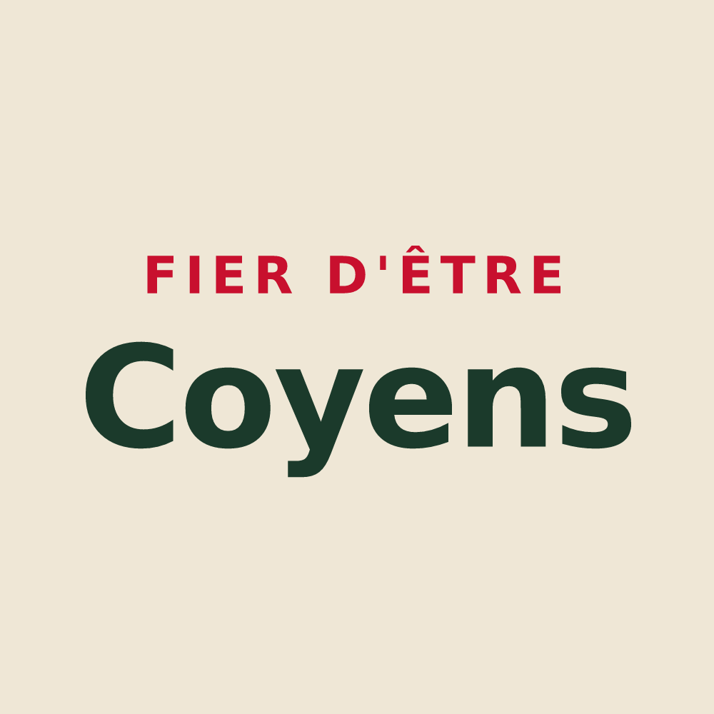 Tote bag « Fier d'être Coyens » — design pour Coye-la-Forêt