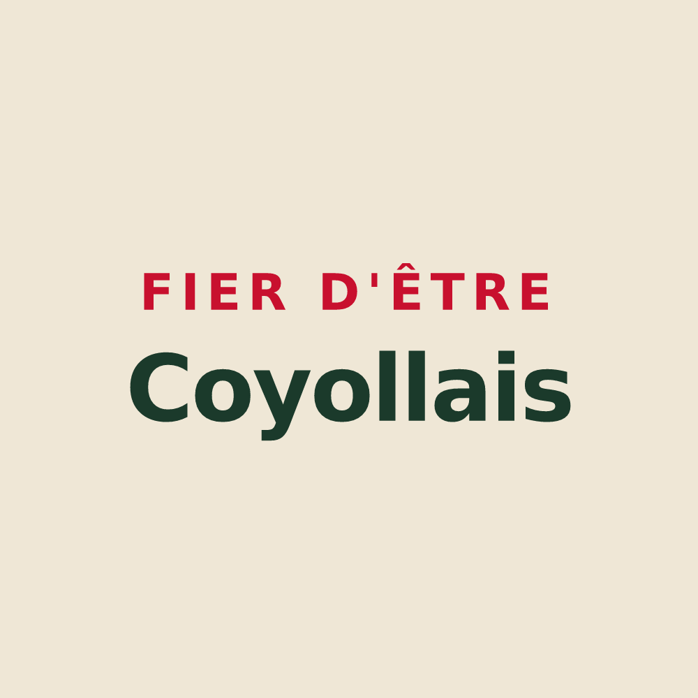 Tote bag « Fier d'être Coyollais » — design pour Coyolles