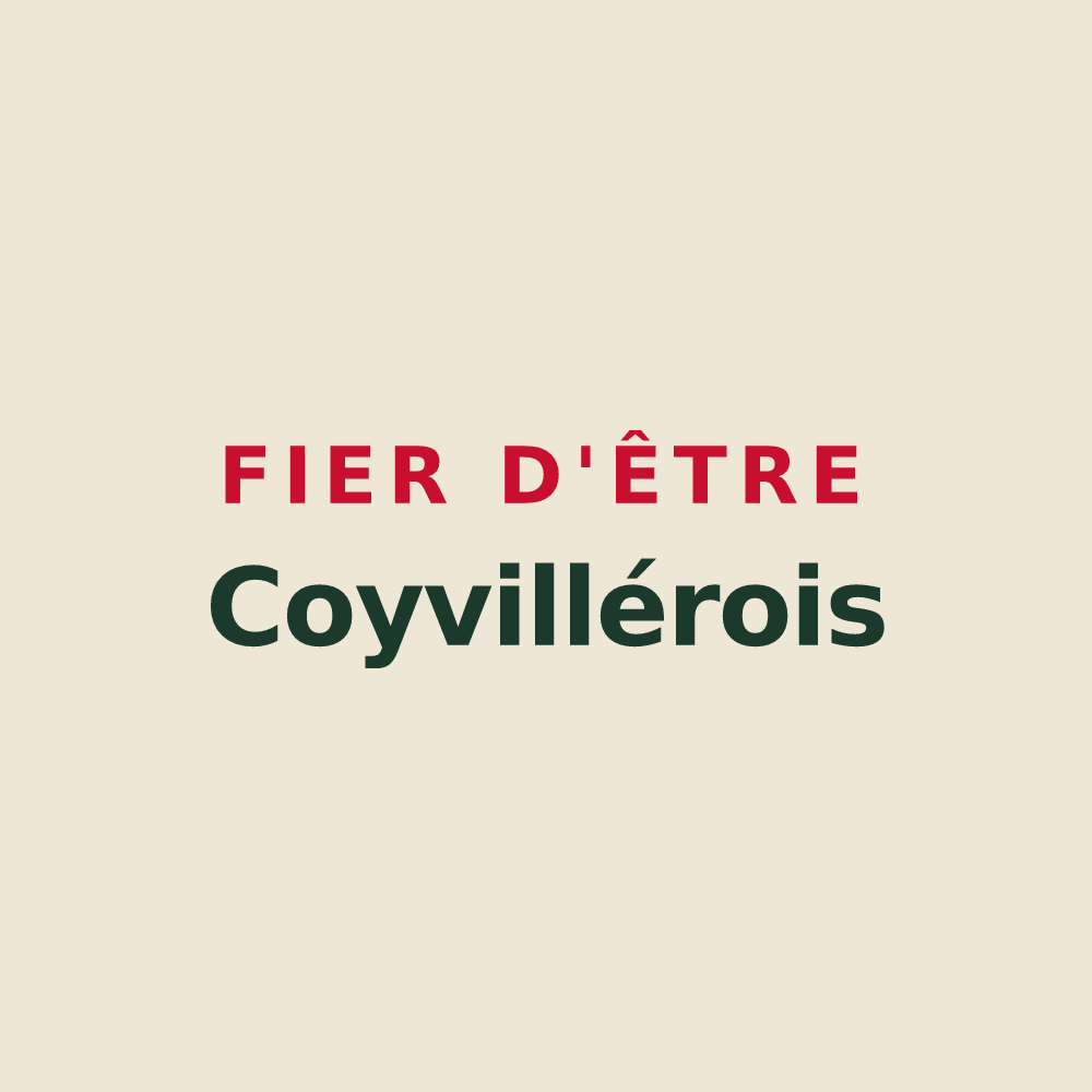 Tote bag « Fier d'être Coyvillérois » — design pour Coyviller