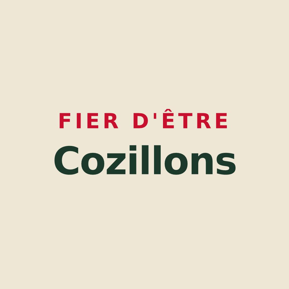 Tote bag « Fier d'être Cozillons » — design pour Cozes