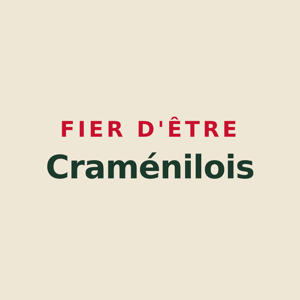 Tote bag « Fier d'être Craménilois » — design pour Craménil
