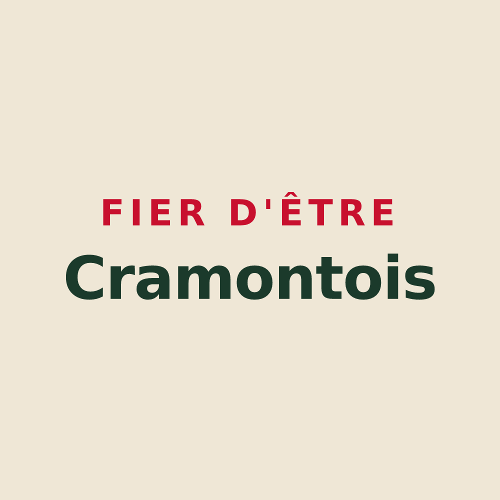 Tote bag « Fier d'être Cramontois » — design pour Cramont
