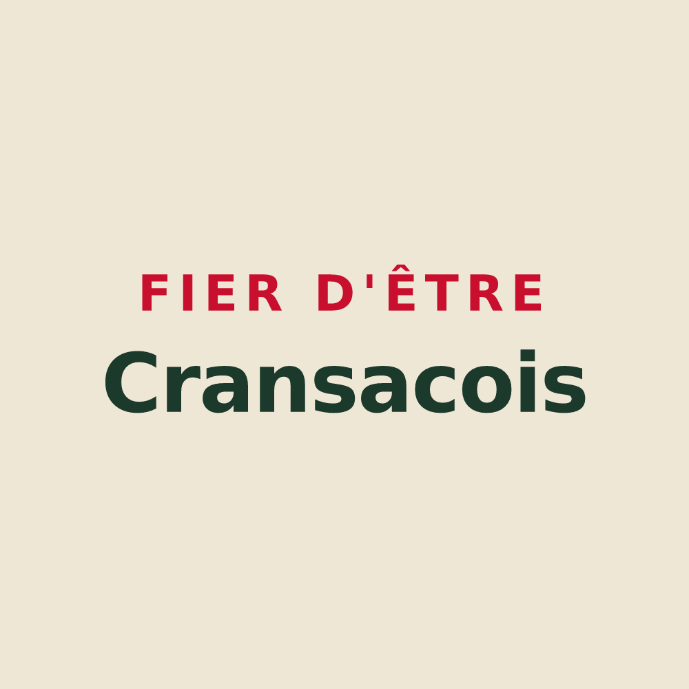 Tote bag « Fier d'être Cransacois » — design pour Cransac-les-Thermes