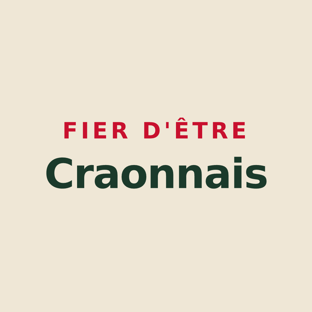 Tote bag « Fier d'être Craonnais » — design pour Craon