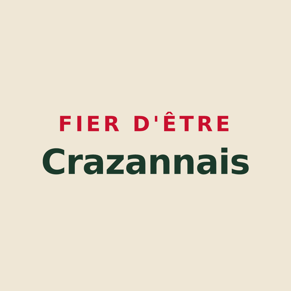 Tote bag « Fier d'être Crazannais » — design pour Crazannes