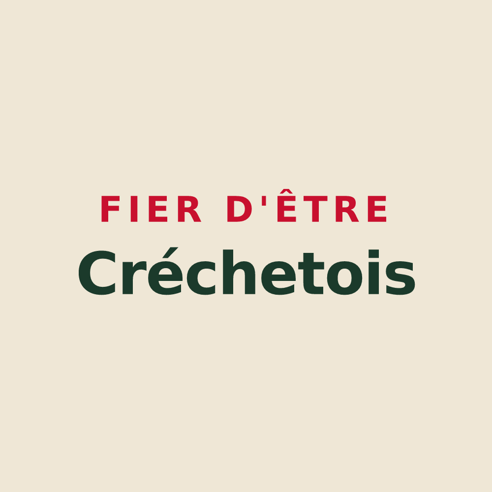 Tote bag « Fier d'être Créchetois » — design pour Créchets
