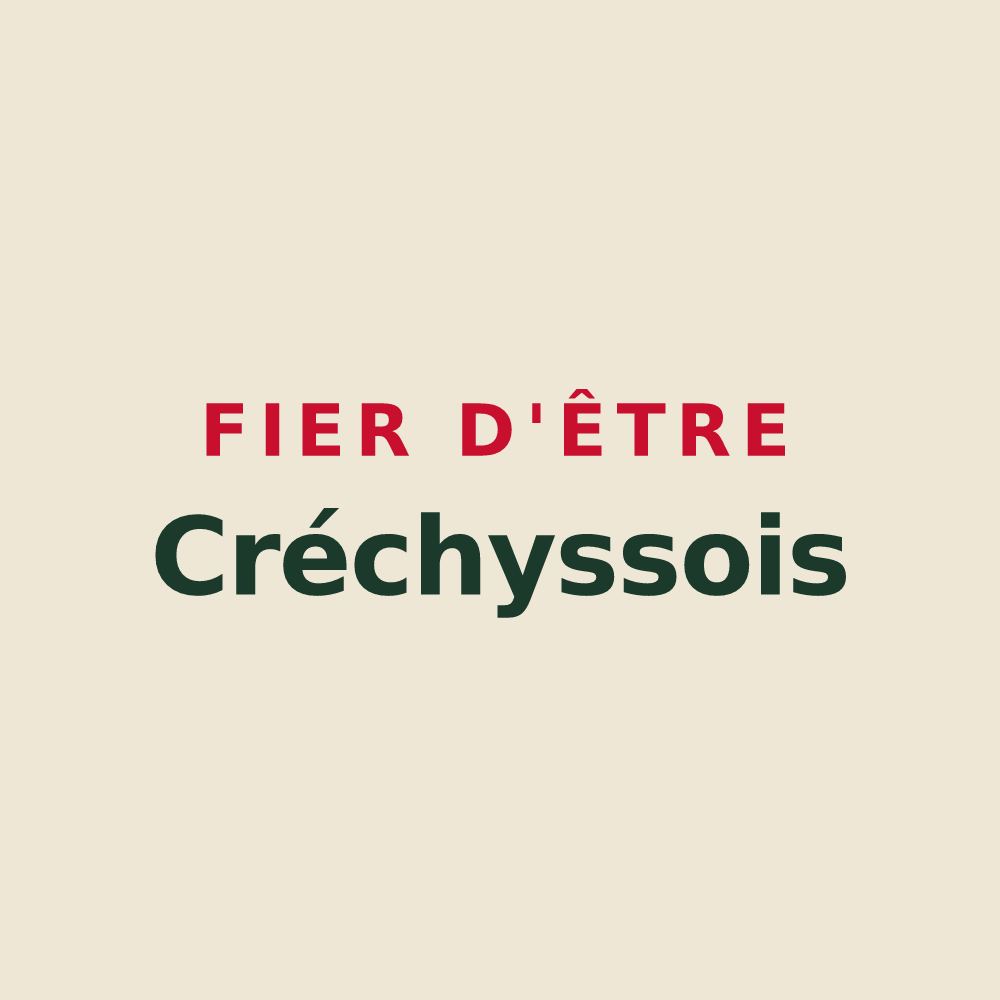 Tote bag « Fier d'être Créchyssois » — design pour Créchy
