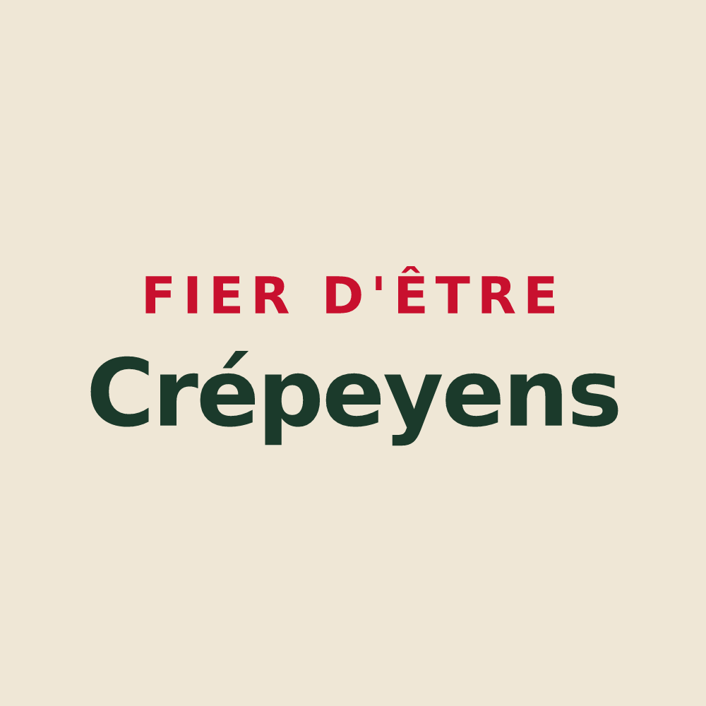 Tote bag « Fier d'être Crépeyens » — design pour Crépey
