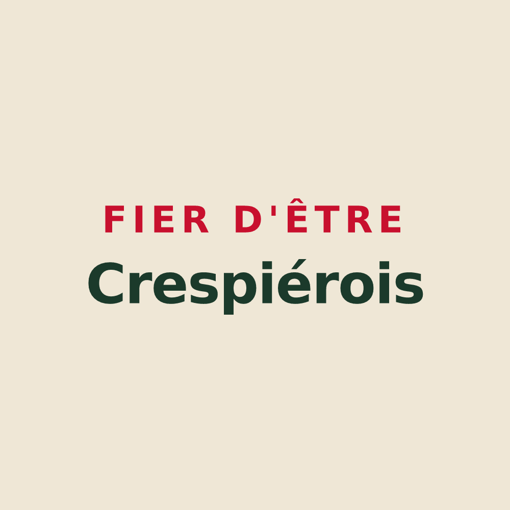 Tote bag « Fier d'être Crespiérois » — design pour Crespières