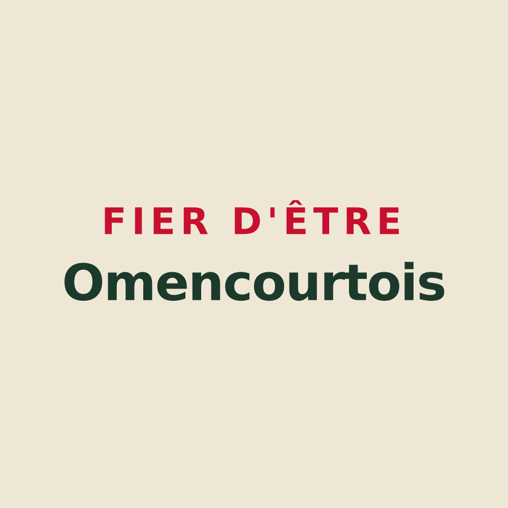Tote bag « Fier d'être Omencourtois » — design pour Cressy-Omencourt