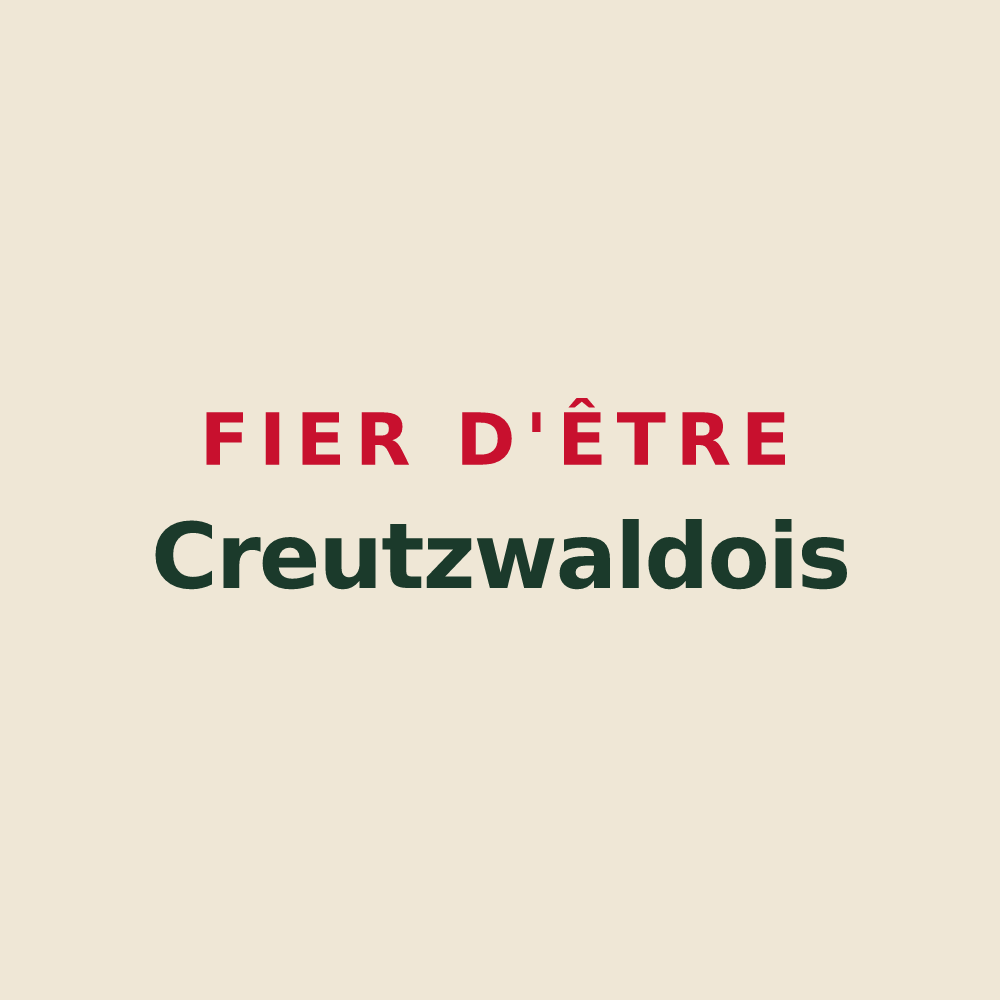 Tote bag « Fier d'être Creutzwaldois » — design pour Creutzwald