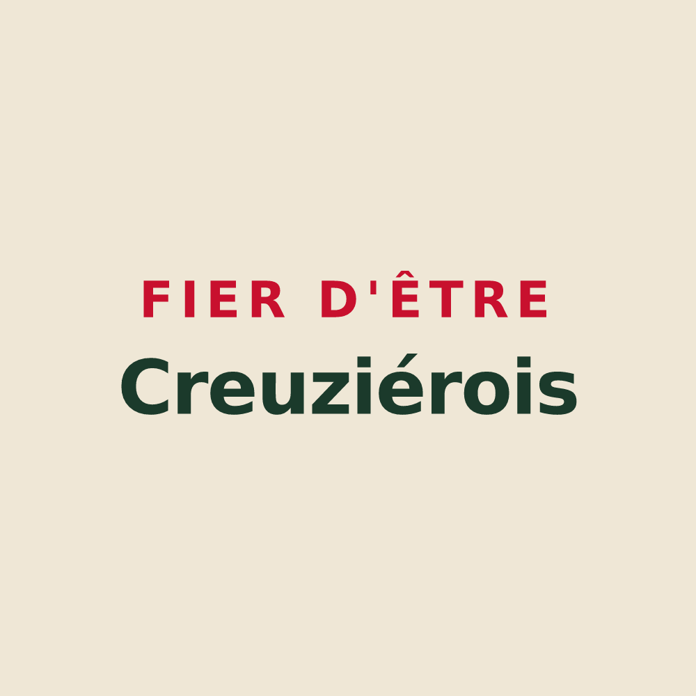 Tote bag « Fier d'être Creuziérois » — design pour Creuzier-le-Neuf