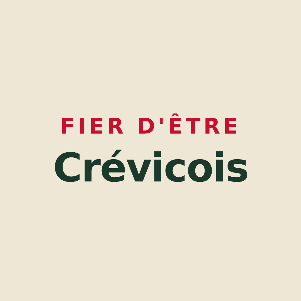 Tote bag « Fier d'être Crévicois » — design pour Crévic