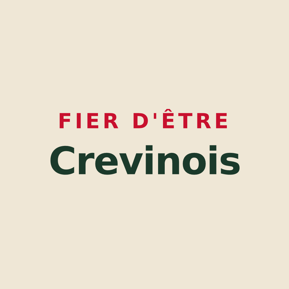 Tote bag « Fier d'être Crevinois » — design pour Crevin