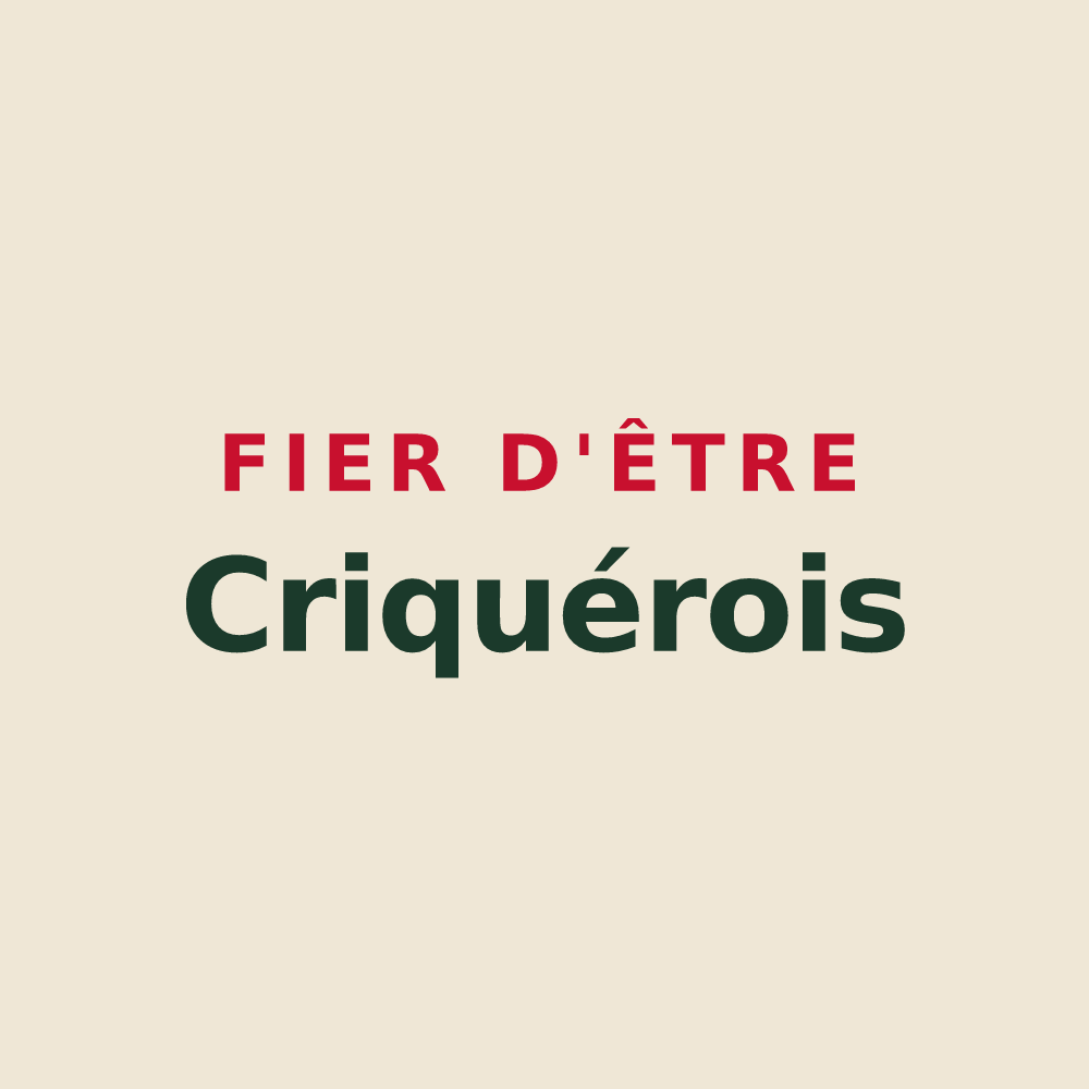 Tote bag « Fier d'être Criquérois » — design pour Criquiers