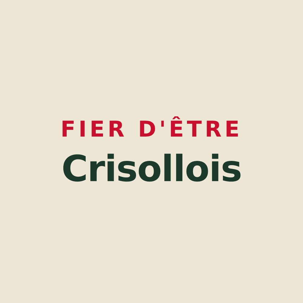 Tote bag « Fier d'être Crisollois » — design pour Crisolles