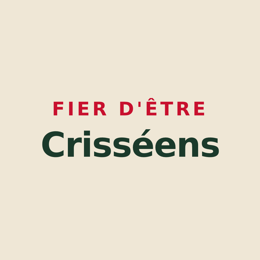 Tote bag « Fier d'être Crisséens » — design pour Crissé
