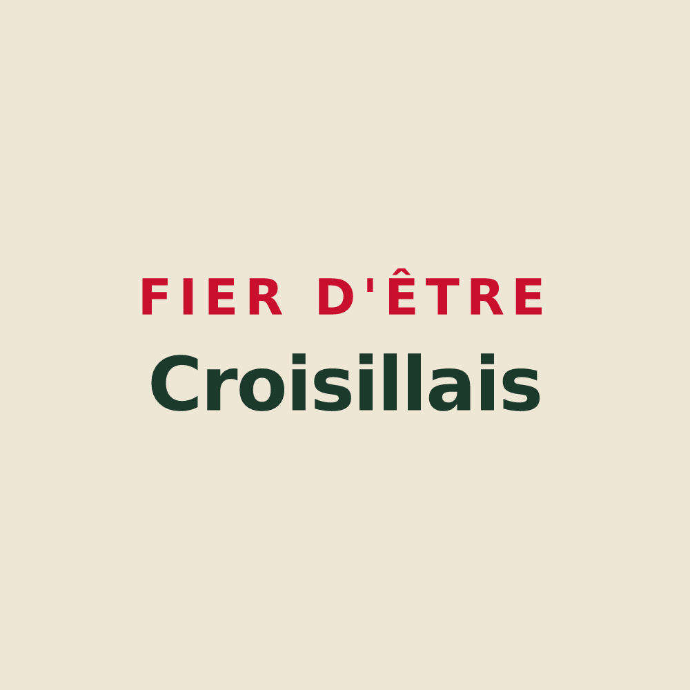 Tote bag « Fier d'être Croisillais » — design pour Croisilles