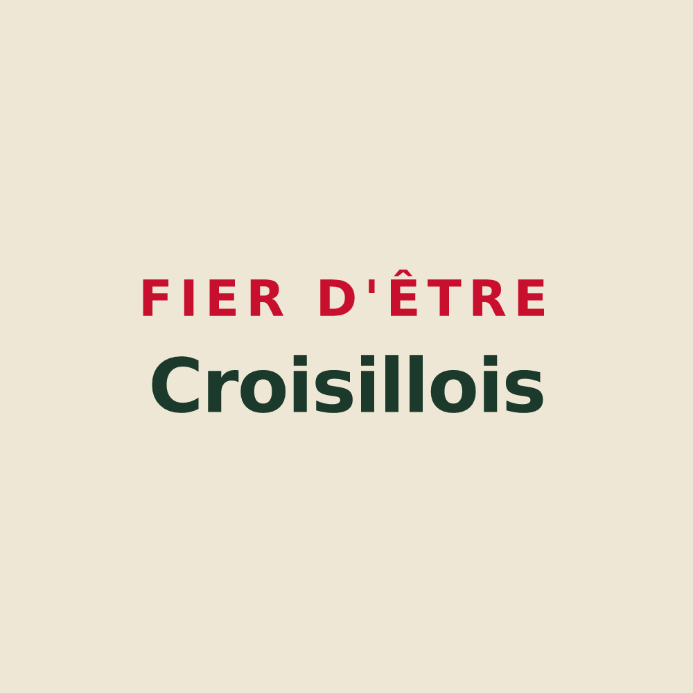 Tote bag « Fier d'être Croisillois » — design pour Croisilles