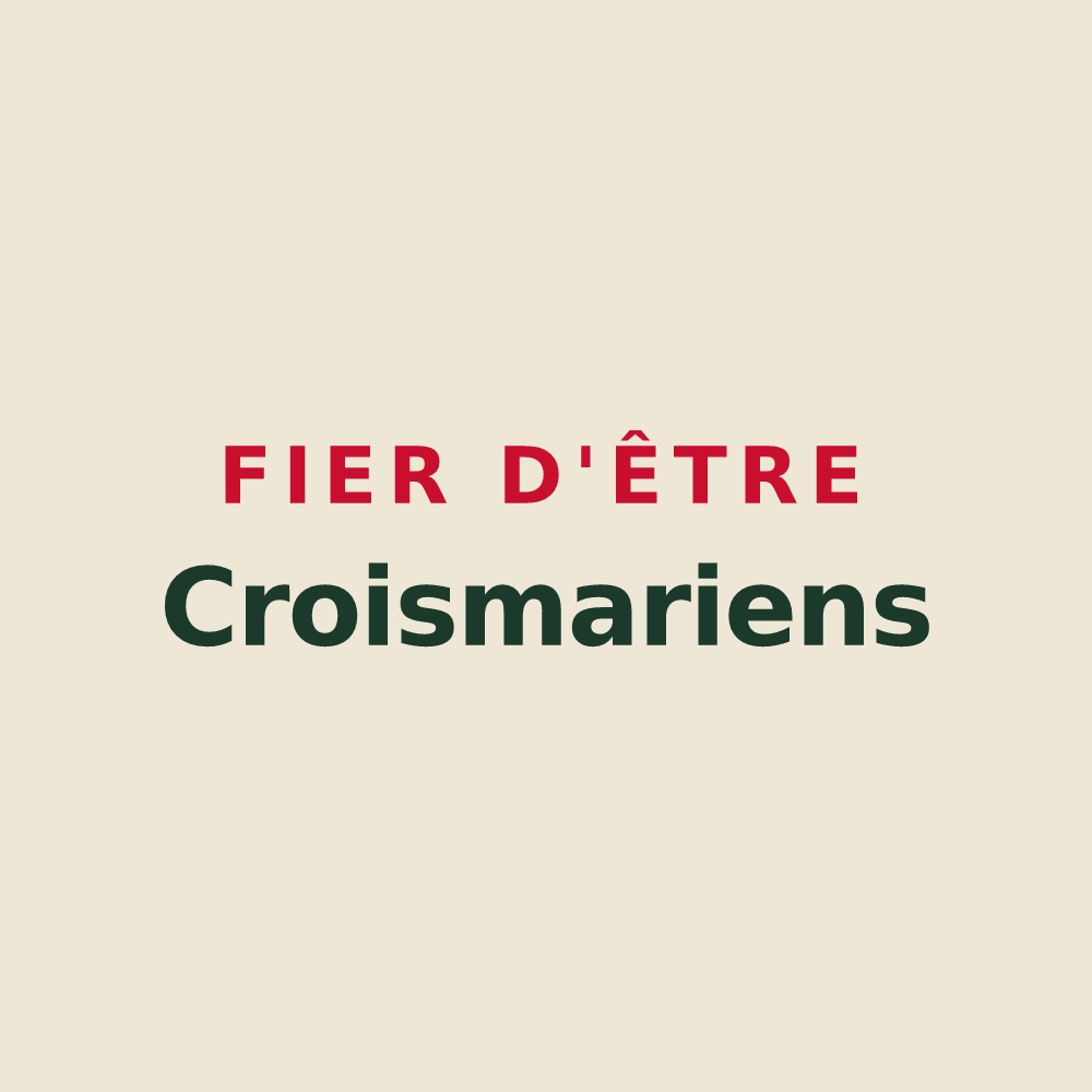 Tote bag « Fier d'être Croismariens » — design pour Croismare