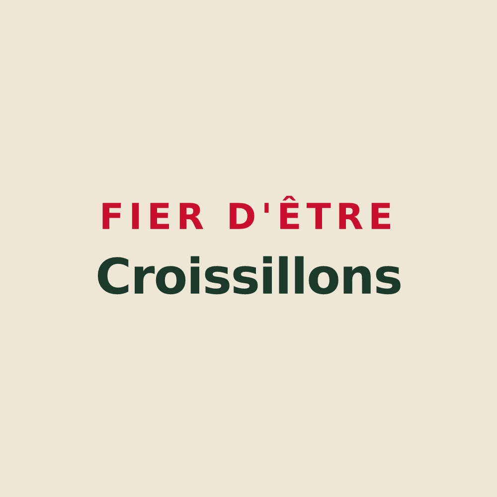 Tote bag « Fier d'être Croissillons » — design pour Croissy-sur-Seine
