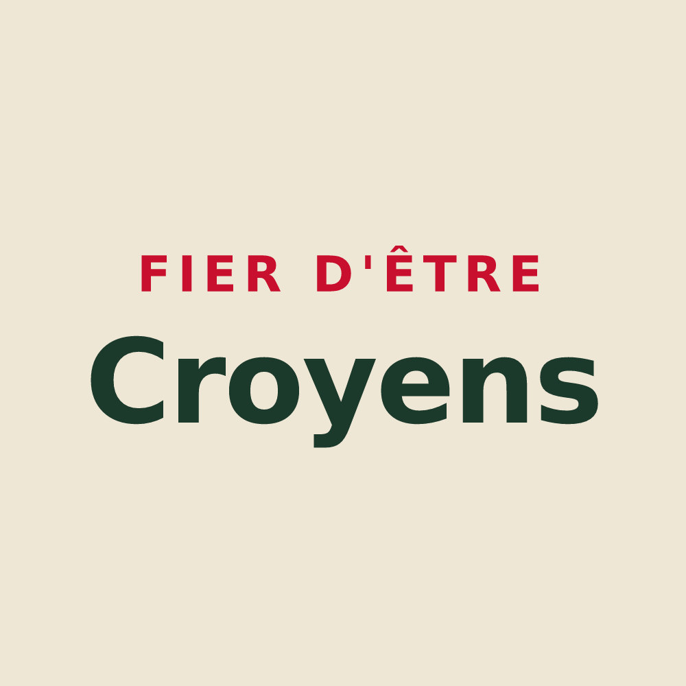 Tote bag « Fier d'être Croyens » — design pour Croix