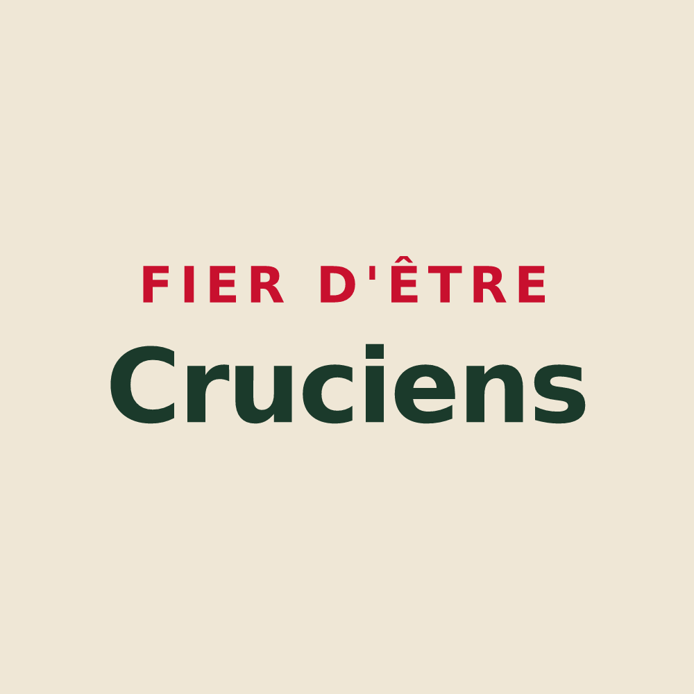 Tote bag « Fier d'être Cruciens » — design pour Croix-en-Ternois