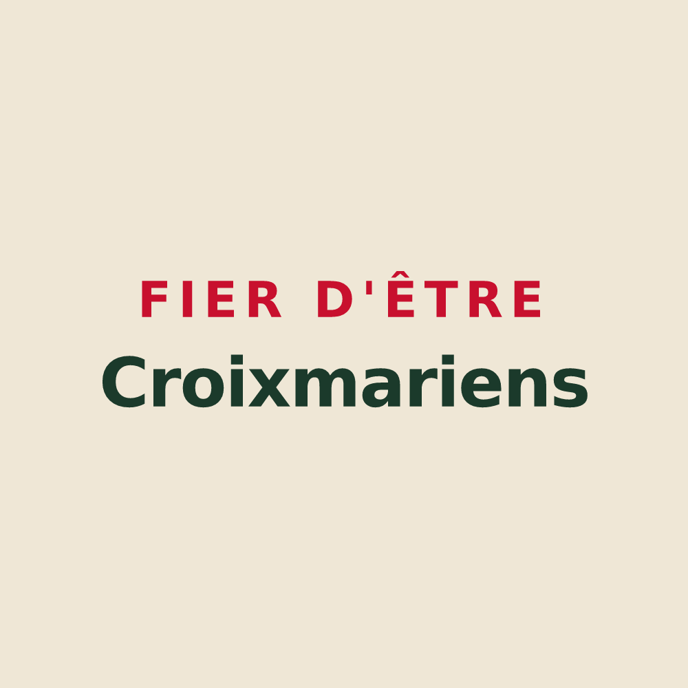 Tote bag « Fier d'être Croixmariens » — design pour Croix-Mare