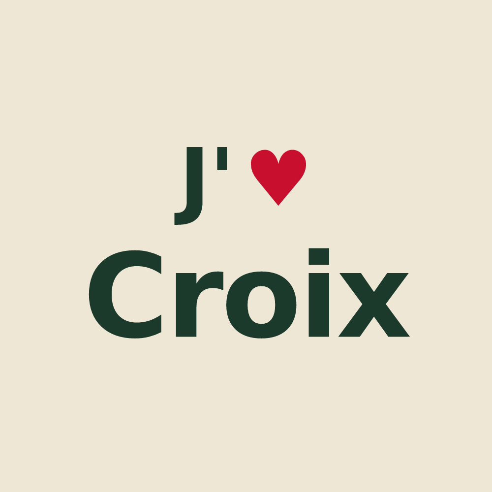 Tote bag personnalisé Croix — design J'aime Croix