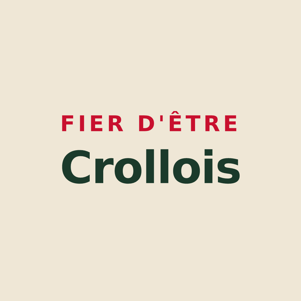 Tote bag « Fier d'être Crollois » — design pour Crolles