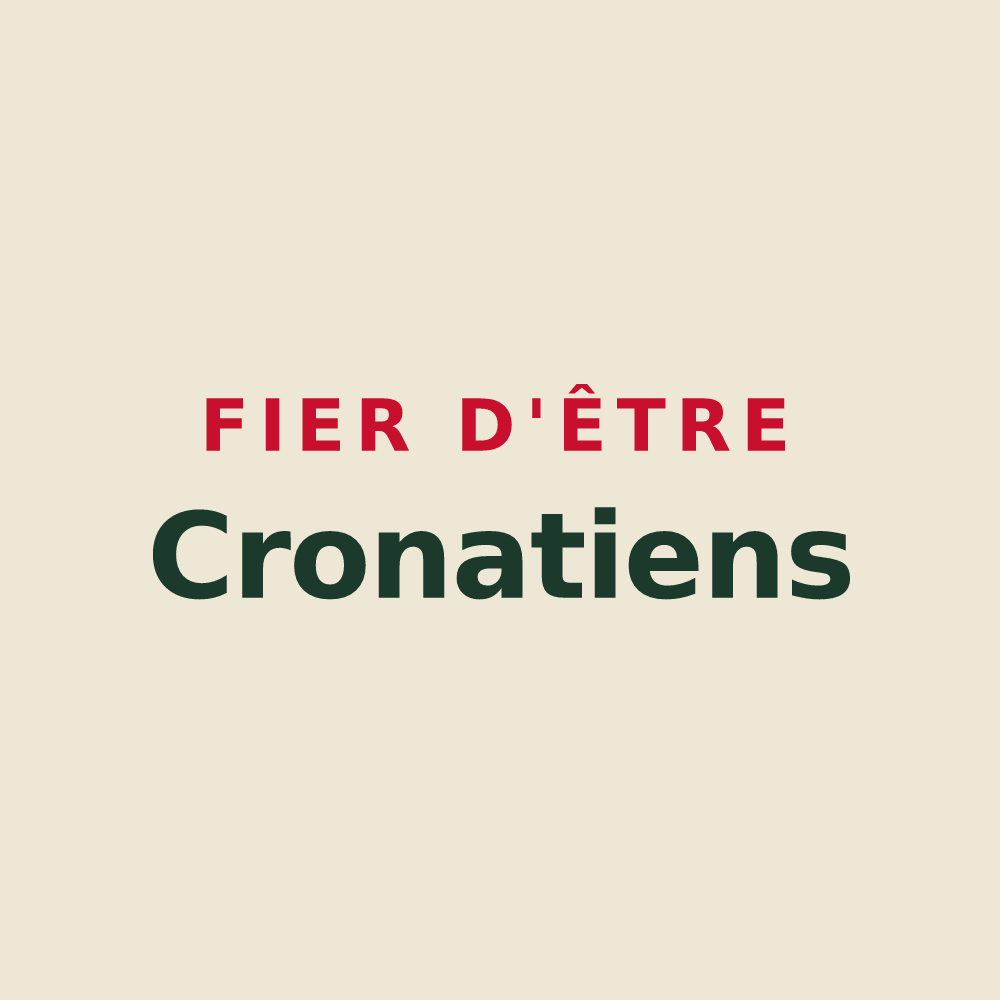Tote bag « Fier d'être Cronatiens » — design pour Cronat
