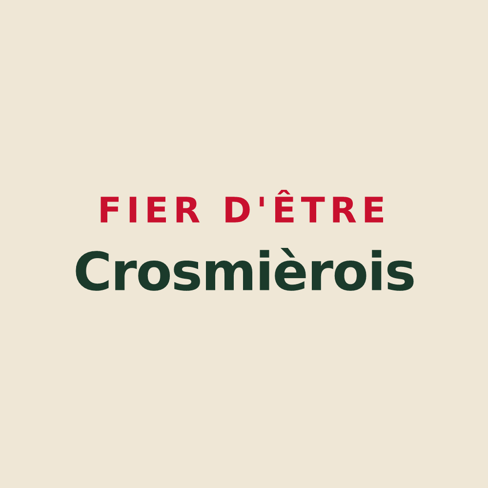 Tote bag « Fier d'être Crosmièrois » — design pour Crosmières