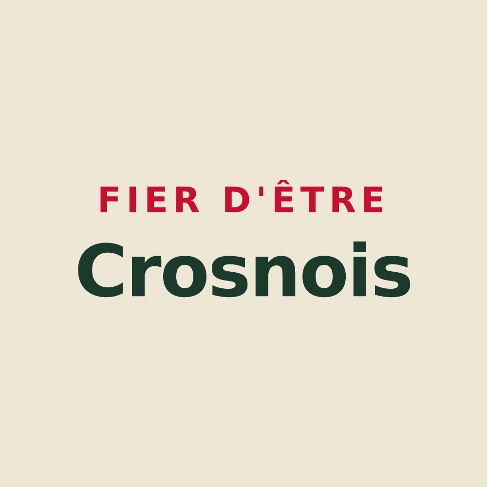Tote bag « Fier d'être Crosnois » — design pour Crosne