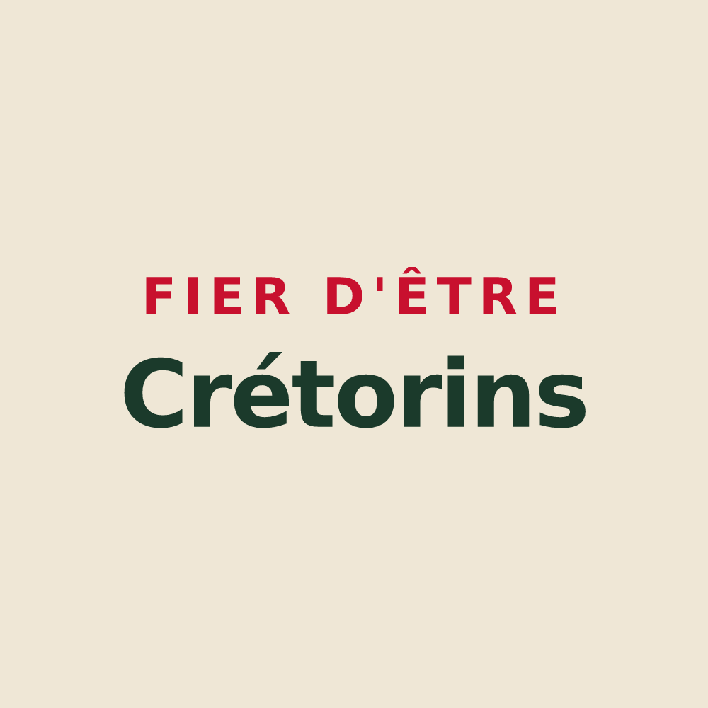Tote bag « Fier d'être Crétorins » — design pour Crots