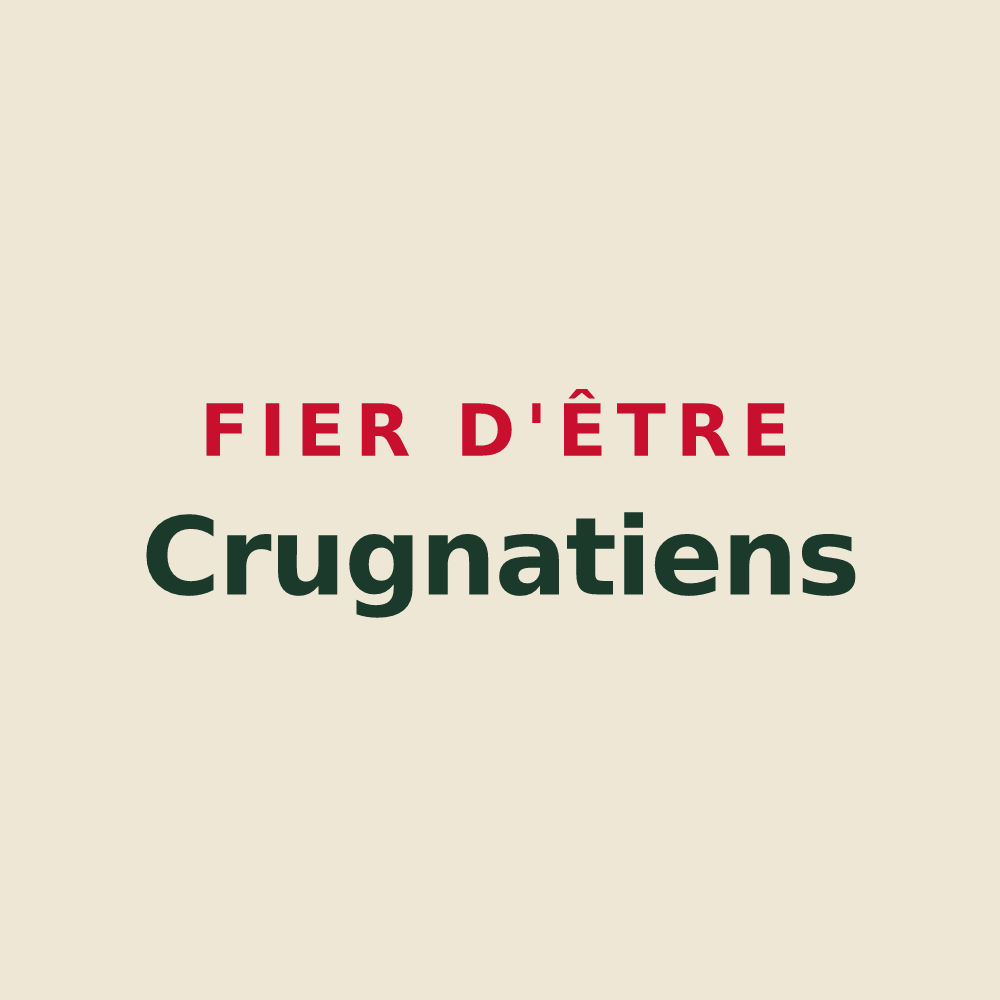 Tote bag « Fier d'être Crugnatiens » — design pour Crugny