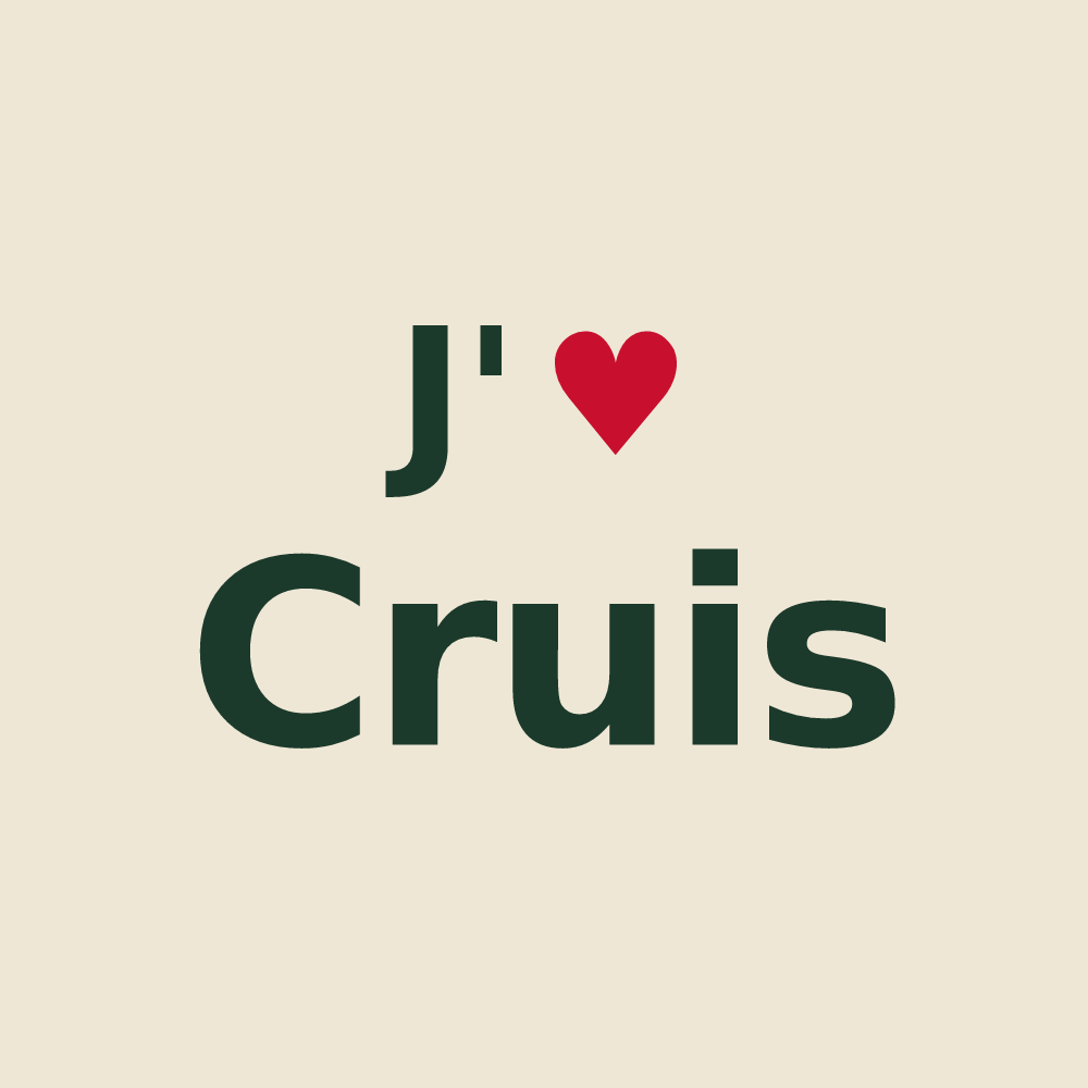 Tote bag personnalisé Cruis — design J'aime Cruis