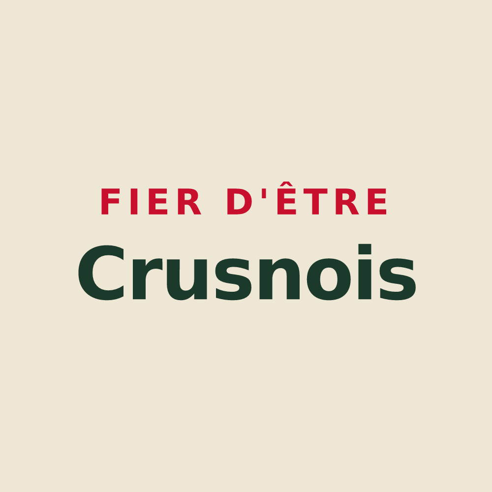 Tote bag « Fier d'être Crusnois » — design pour Crusnes