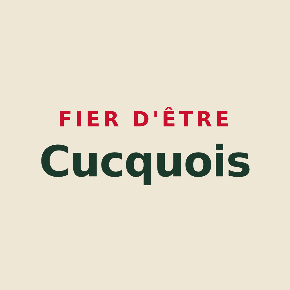 Tote bag « Fier d'être Cucquois » — design pour Cucq
