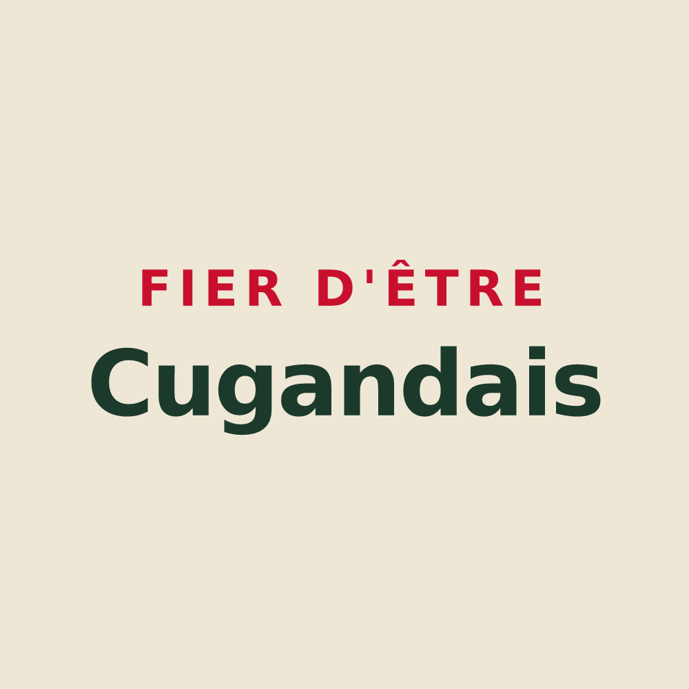 Tote bag « Fier d'être Cugandais » — design pour Cugand-la-Bernardière