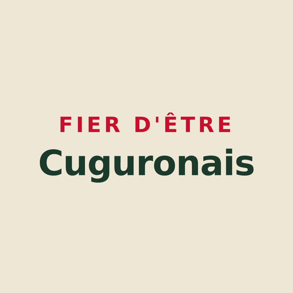 Tote bag « Fier d'être Cuguronais » — design pour Cuguron