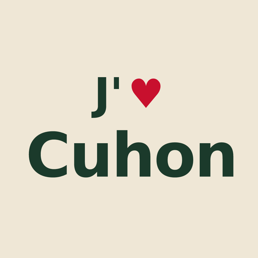 Tote bag personnalisé Cuhon — design J'aime Cuhon