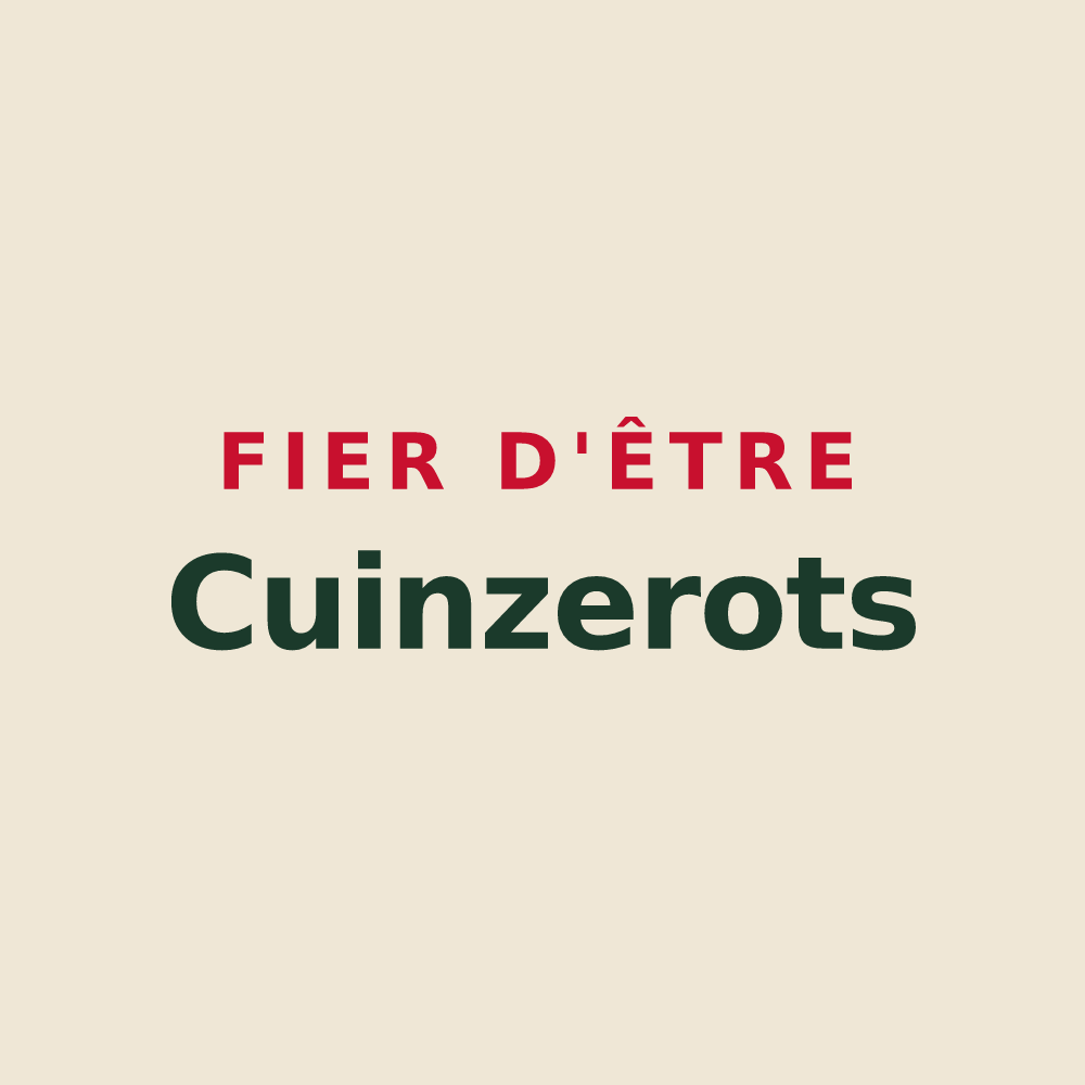 Tote bag « Fier d'être Cuinzerots » — design pour Cuinzier
