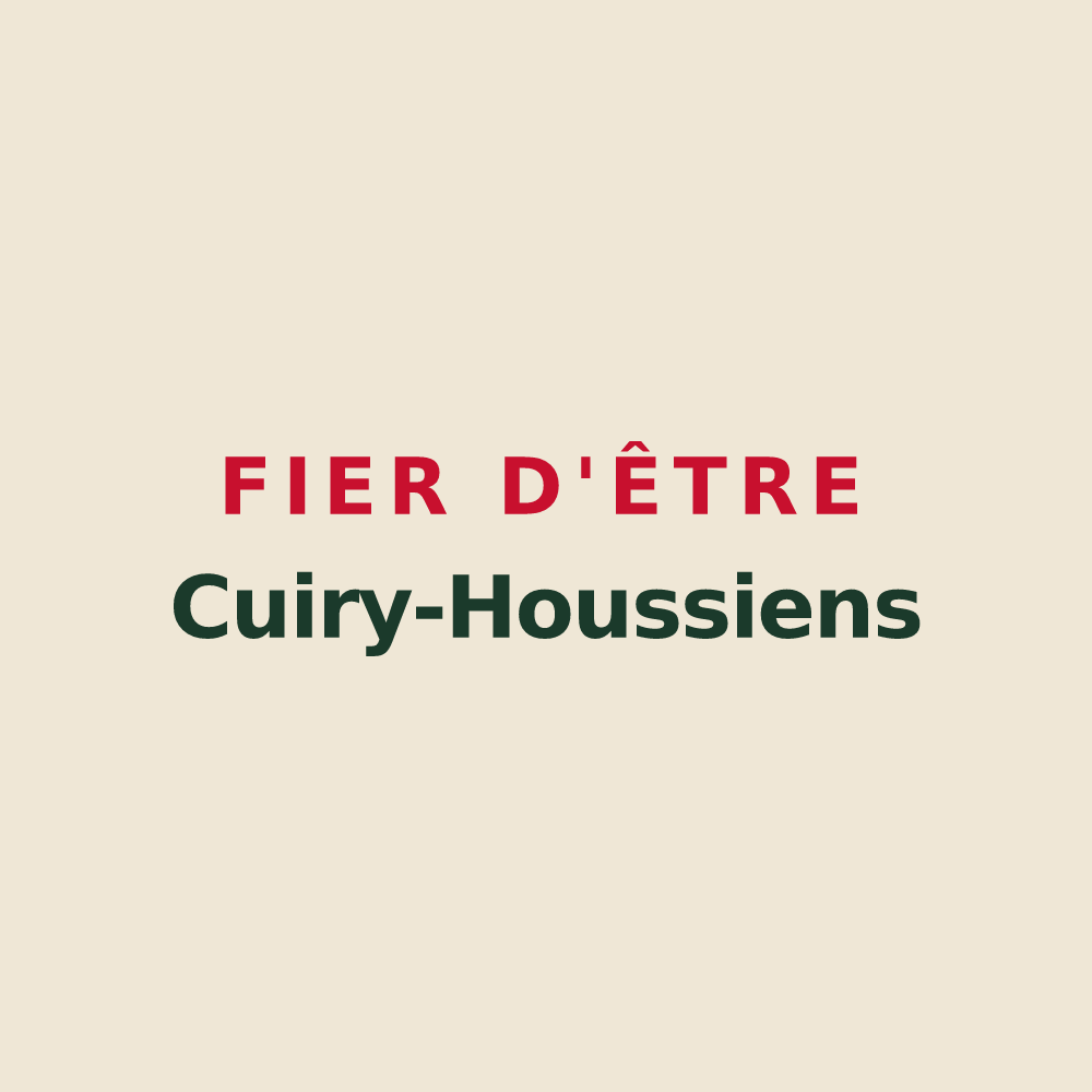 Tote bag « Fier d'être Cuiry-Houssiens » — design pour Cuiry-Housse