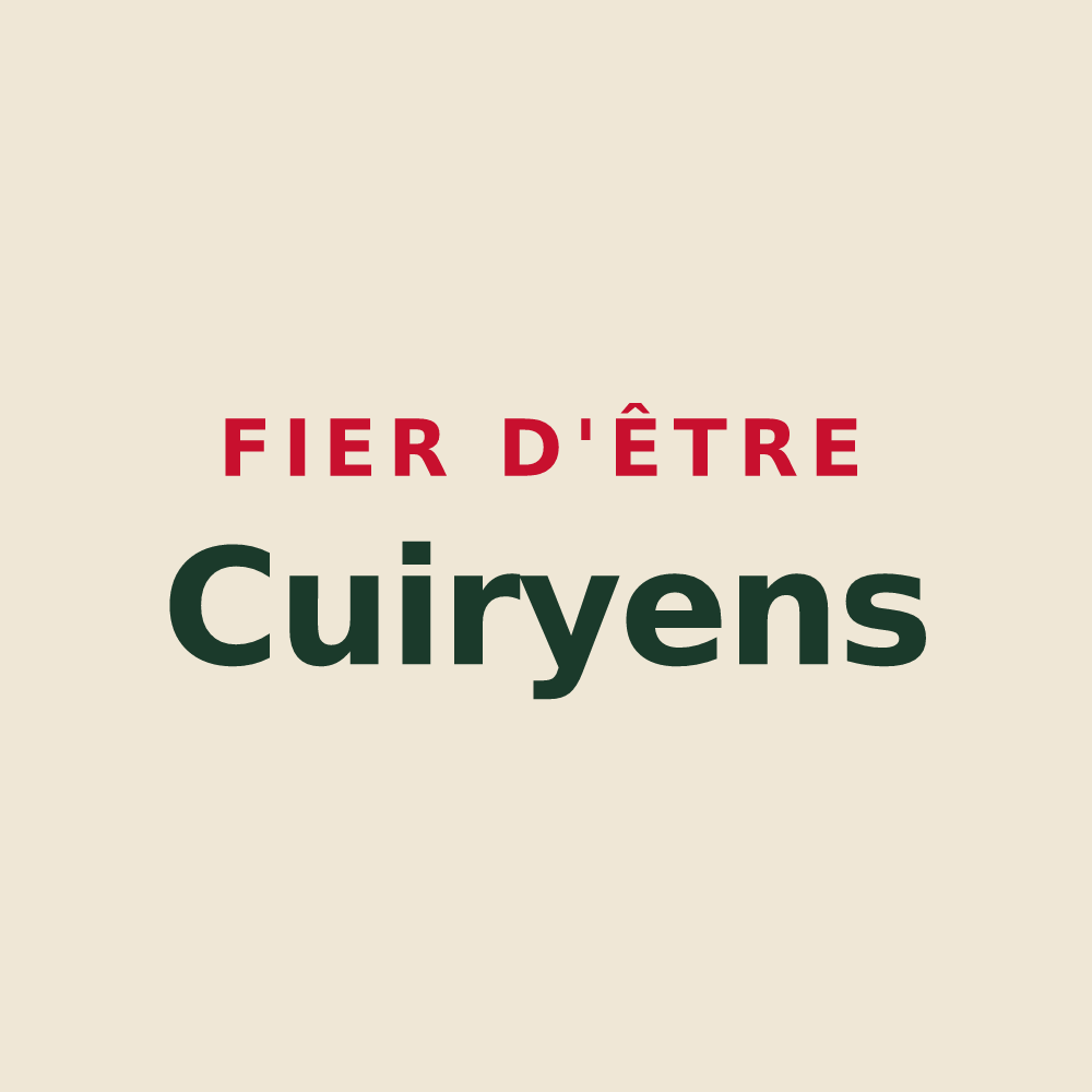 Tote bag « Fier d'être Cuiryens » — design pour Cuiry-lès-Chaudardes