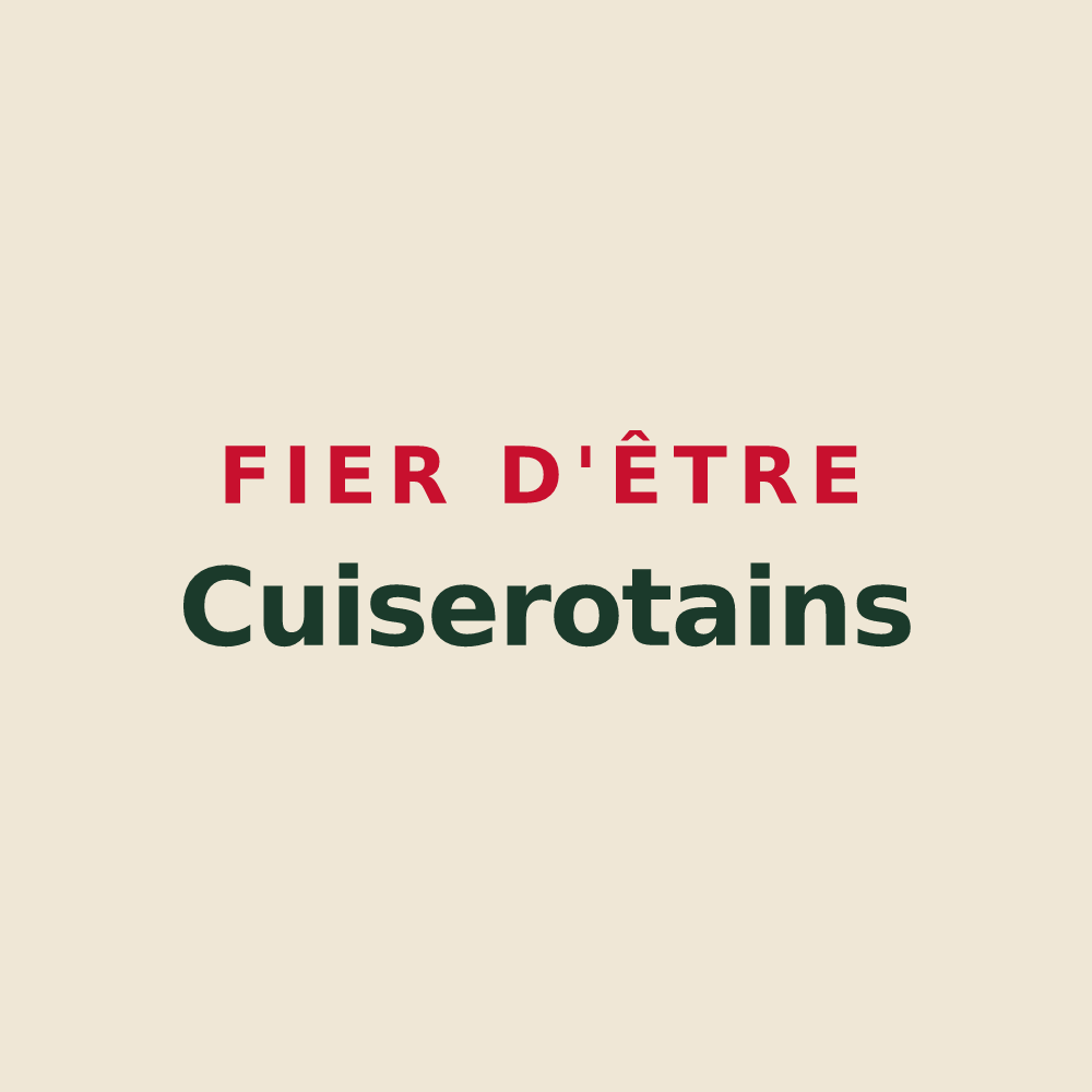 Tote bag « Fier d'être Cuiserotains » — design pour Cuisery