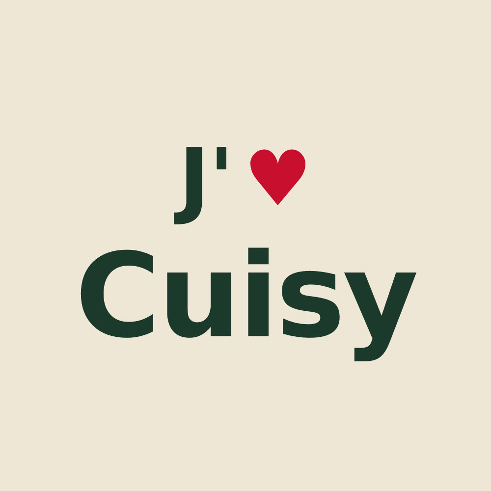 Tote bag personnalisé Cuisy — design J'aime Cuisy