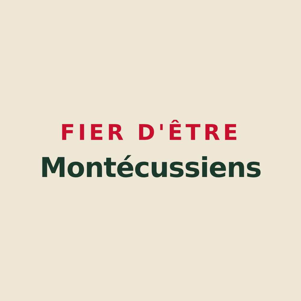 Tote bag « Fier d'être Montécussiens » — design pour Cuisy-en-Almont