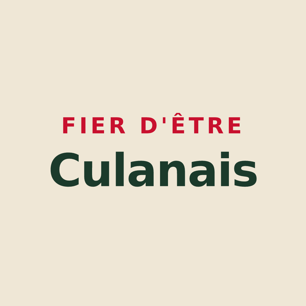 Tote bag « Fier d'être Culanais » — design pour Culan