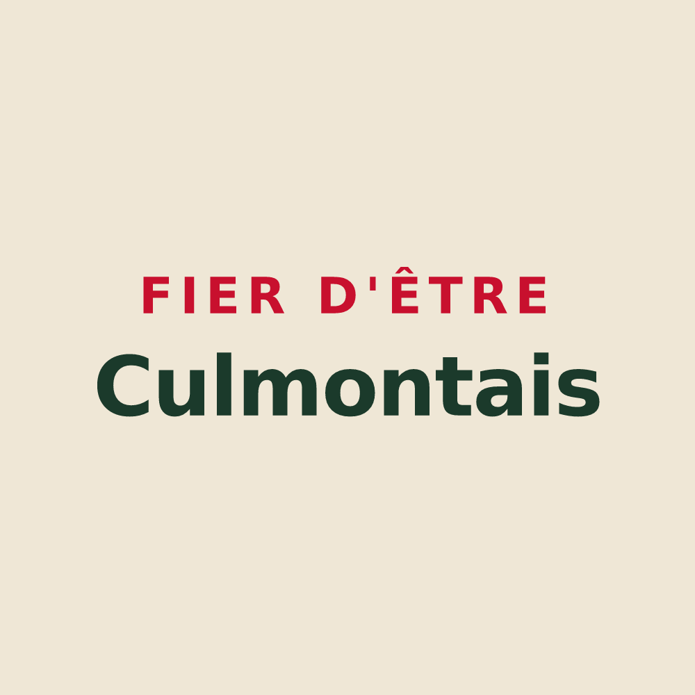 Tote bag « Fier d'être Culmontais » — design pour Culmont