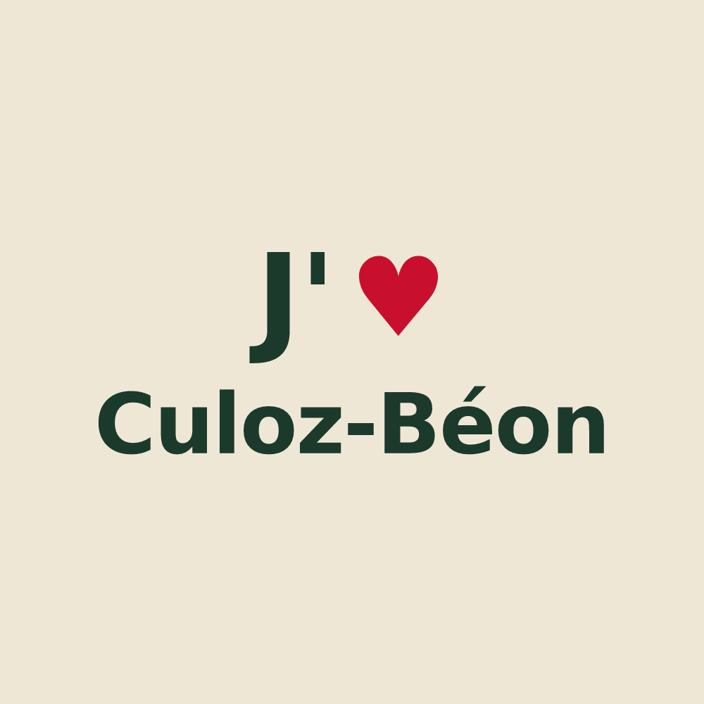 Tote bag personnalisé Culoz-Béon — design J'aime Culoz-Béon